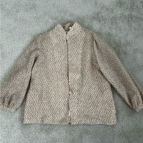 Harlow Jackets & Blazers - Vintage Harlow Jacket wool blend pastel
